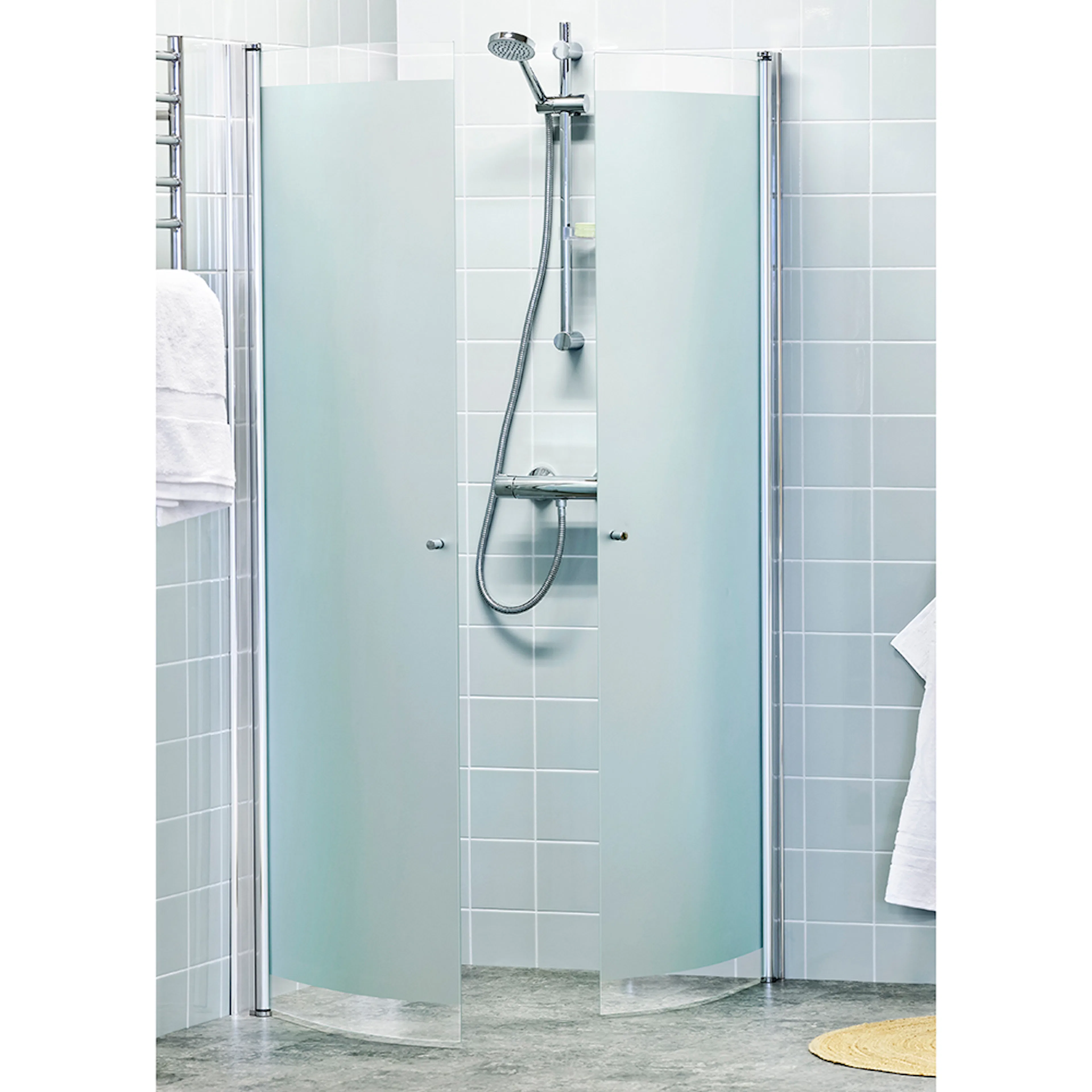 Duschdörr Alterna Picto Svängd