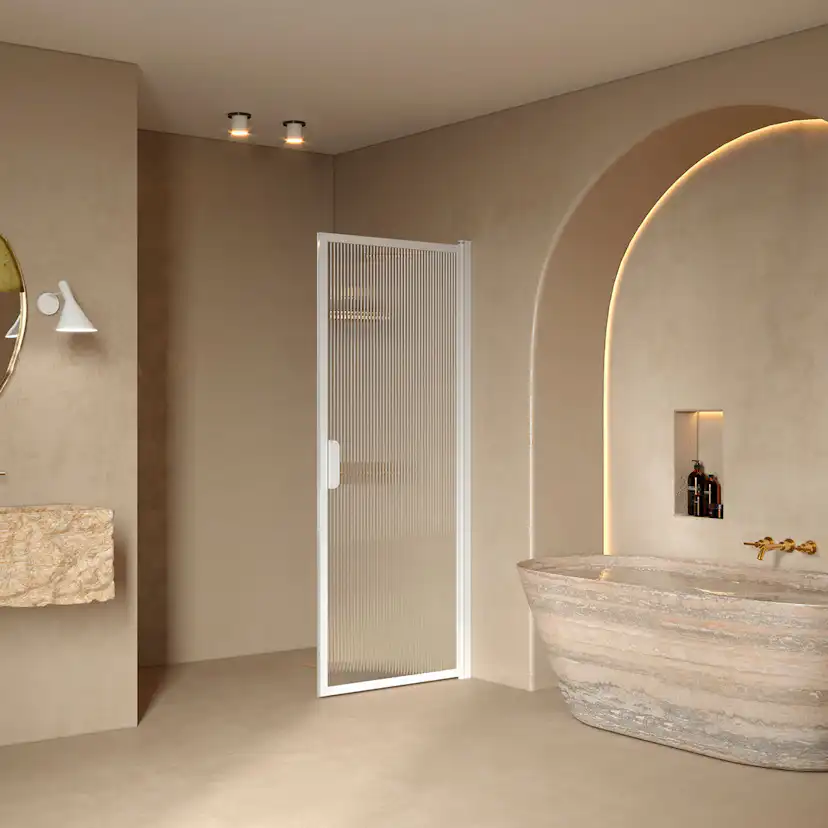 Duschdörr Hietakari Bläk 732 New York Vändbar