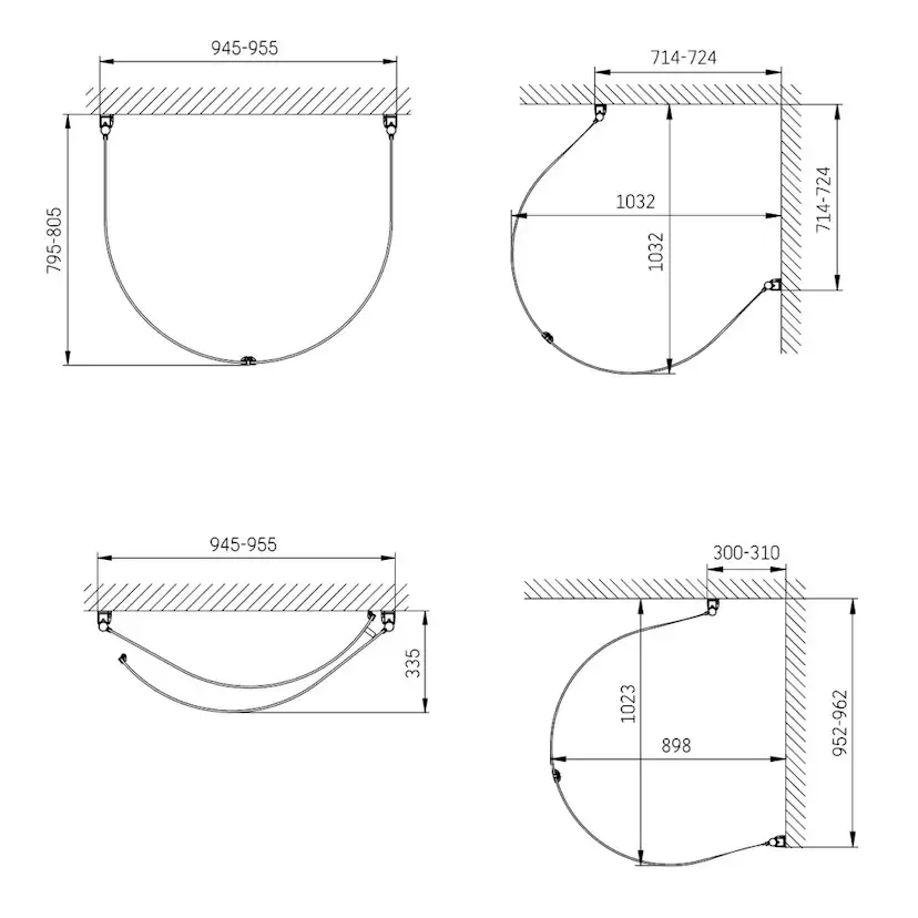 Duschhörn Alterna U-dusch