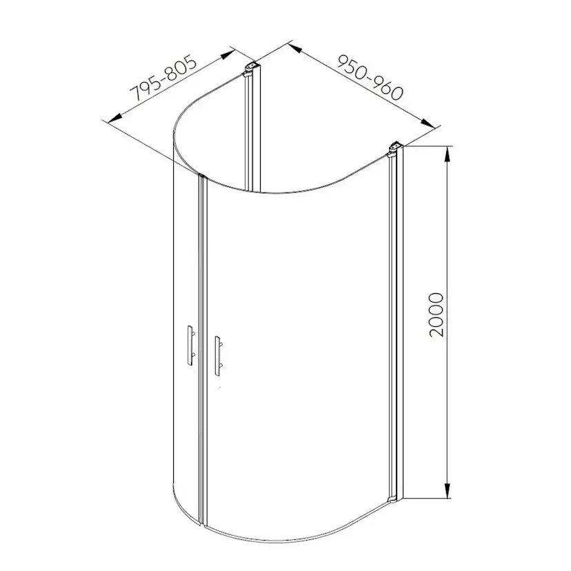 Duschhörn Alterna U-dusch