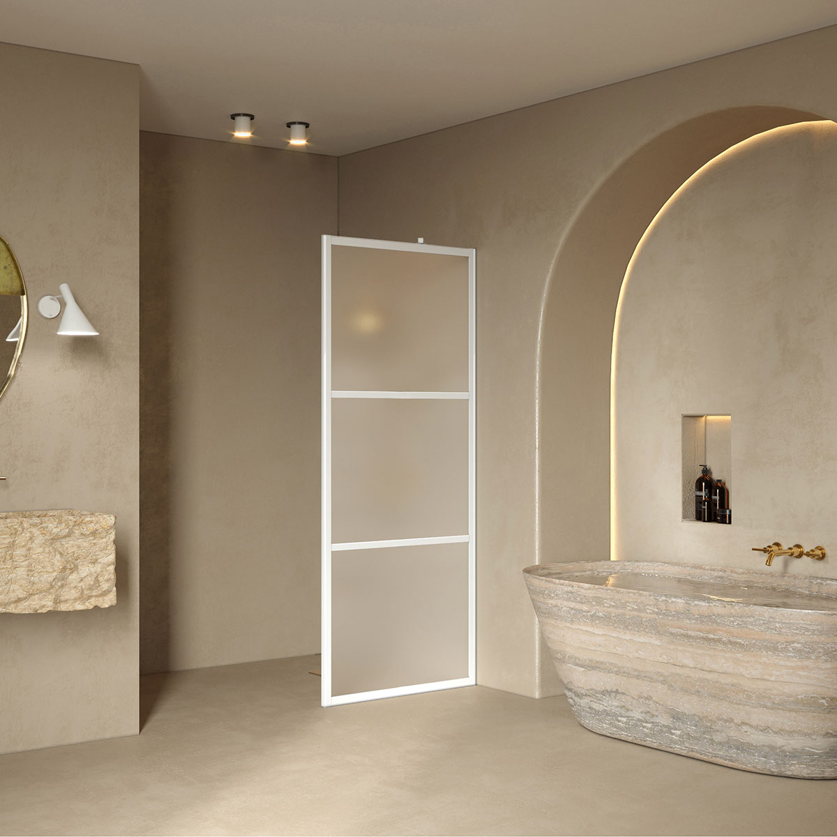 Duschvägg Hietakari Bläk 734 Tokyo Fast