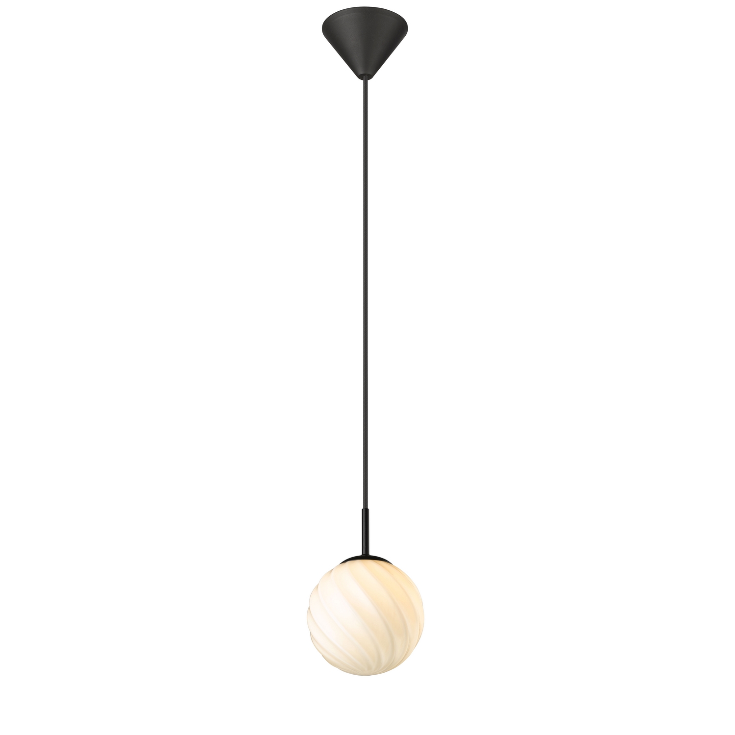 Taklampa Halo Design Twist Ø15 cm E14 Ball