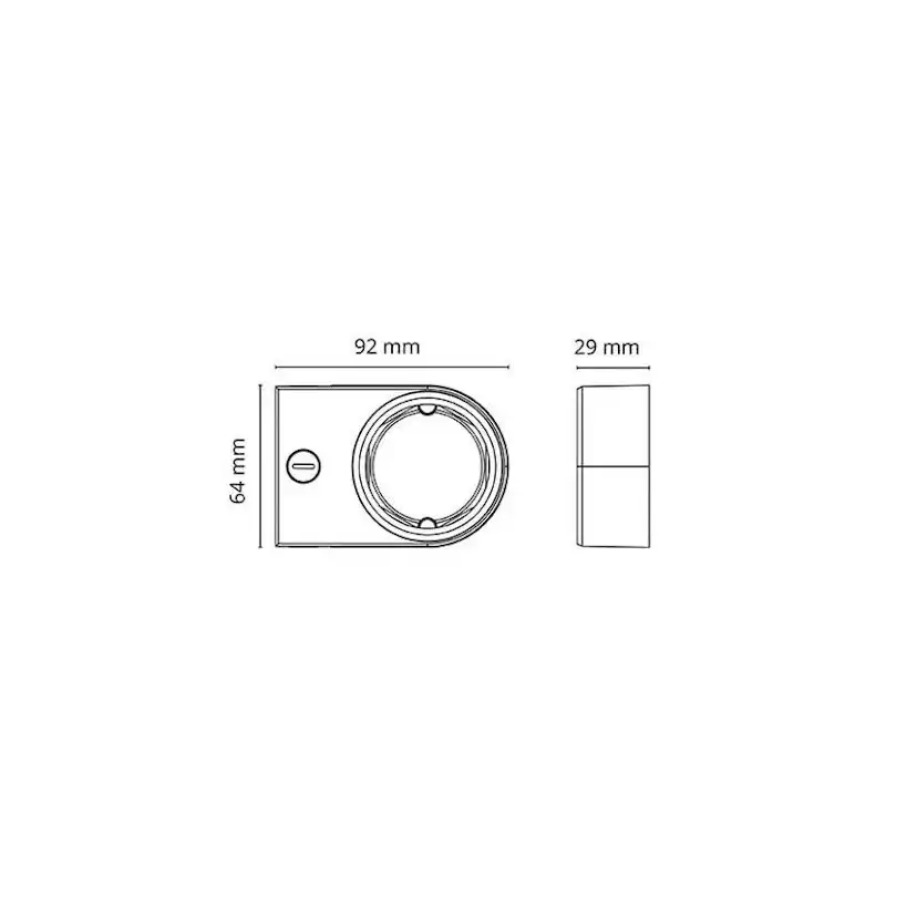 Spotlightskena SG ARMATUREN Zip Star Vit 6,5W 2700K