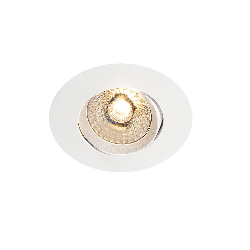 Downlight Hide-a-lite G4 Q ISO Tilt Vit 60° Tune