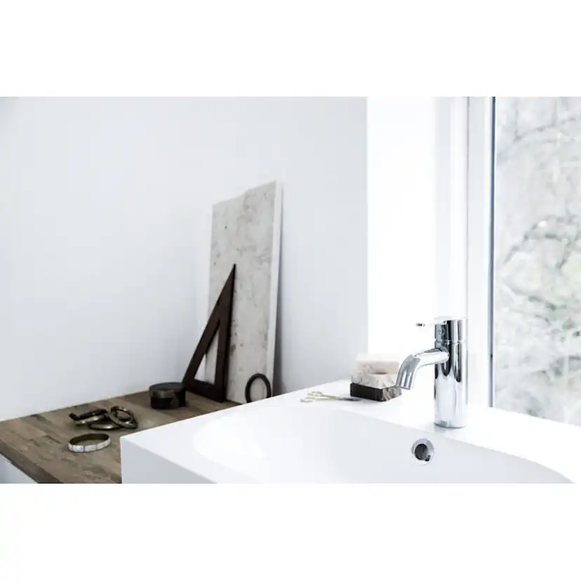 Tvättställsblandare Damixa Silhouet Låg med Bottenventil