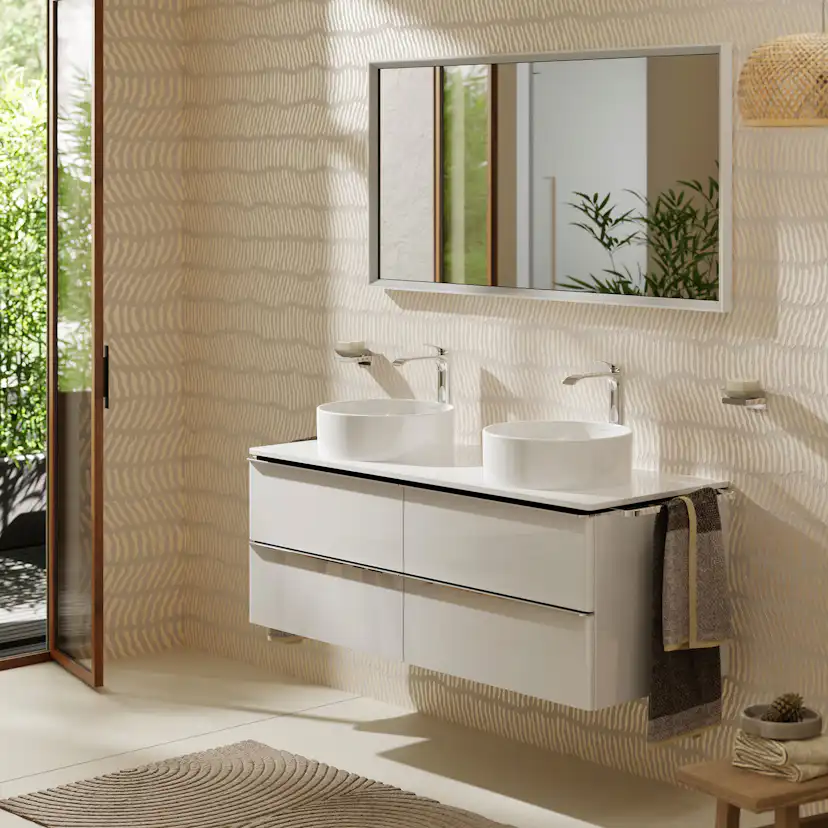 Tvättställsblandare Hansgrohe Vivenis 250 Waterfall utan Bottenventil