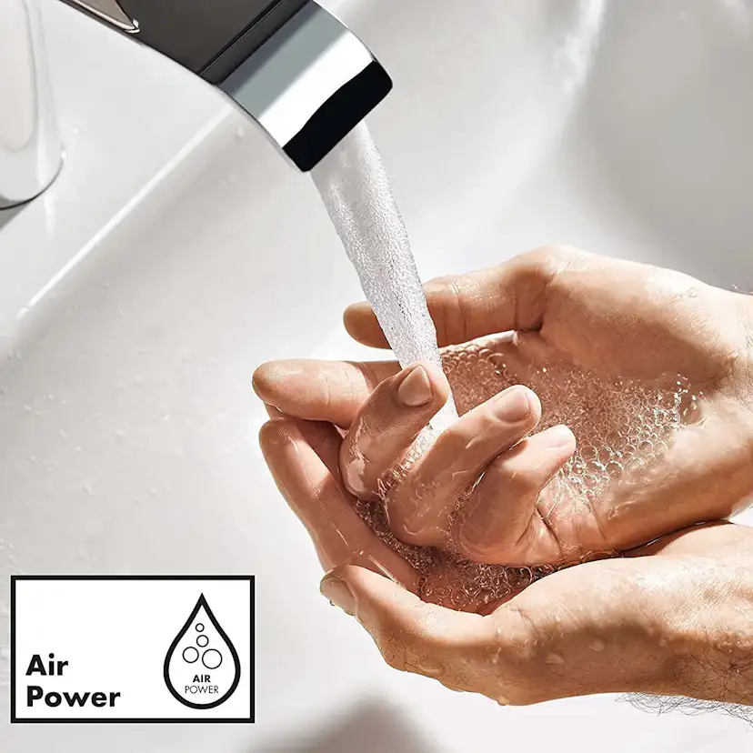 Tvättställsblandare Hansgrohe Vivenis Waterfall för Inbyggnad