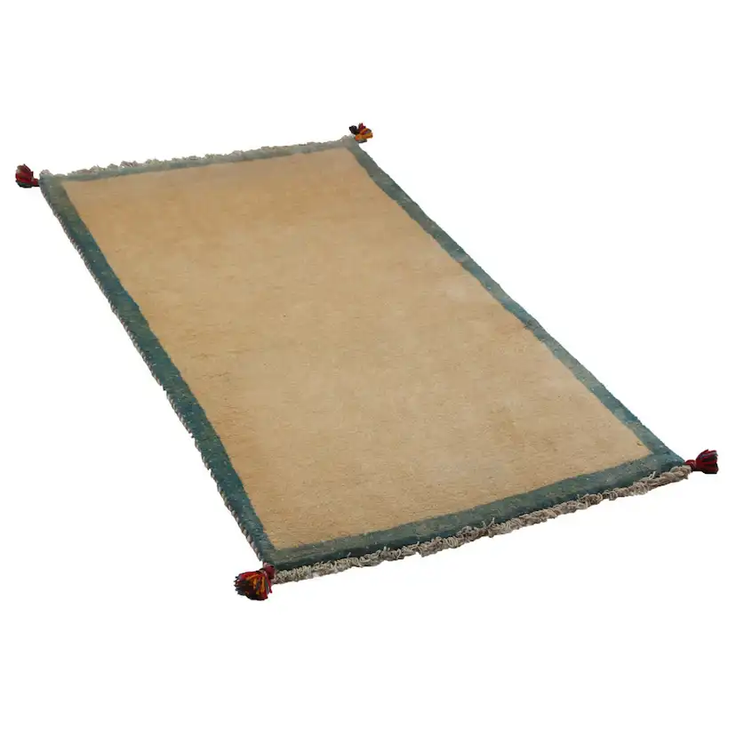 Persisk Matta Arkiio Gabbeh Shiraz Creme/Blå 75x143