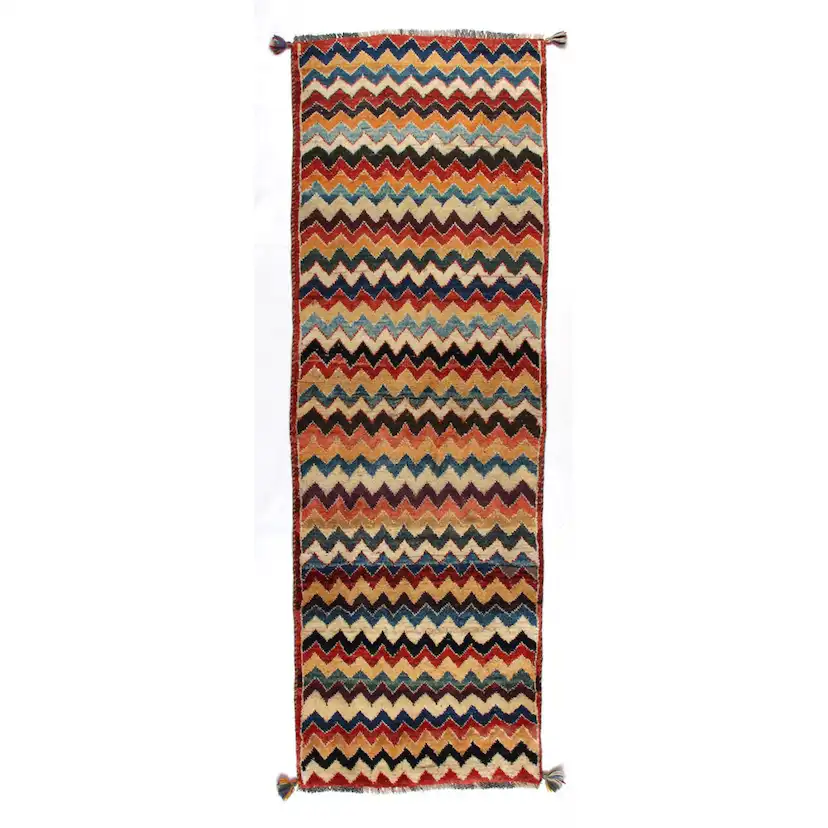 Persisk Matta Arkiio Gabbeh Shiraz Flerfärgad 74x231