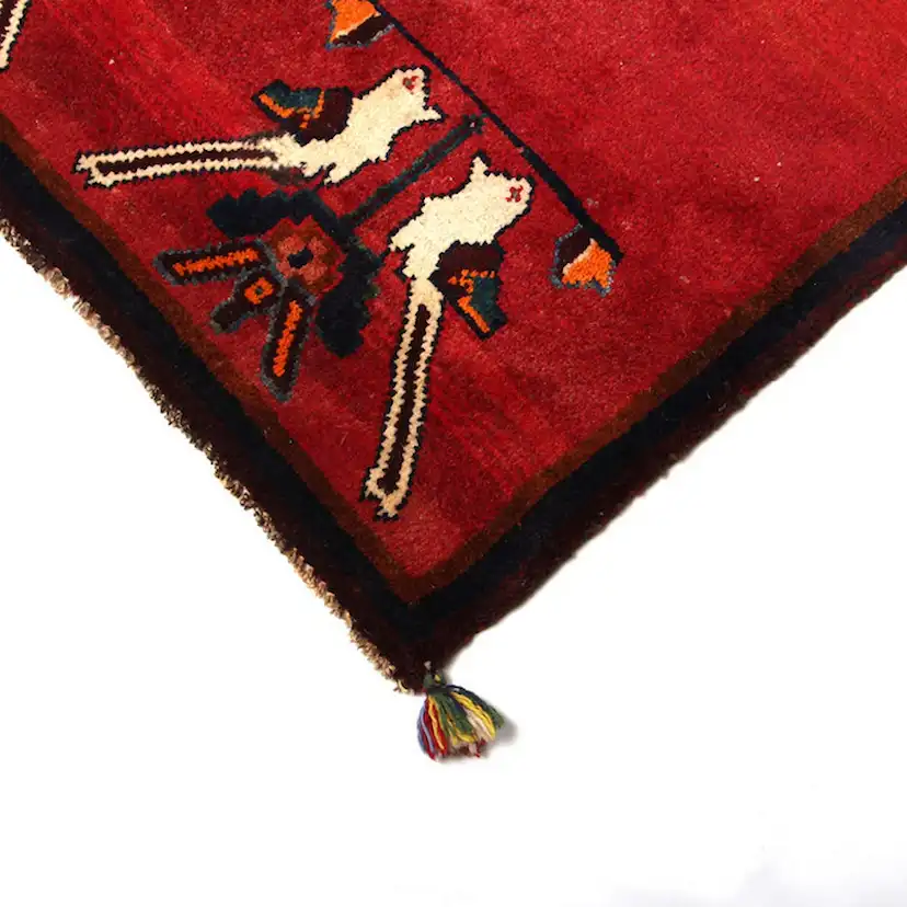 Persisk Matta Arkiio Gabbeh Shiraz Röd 188x106