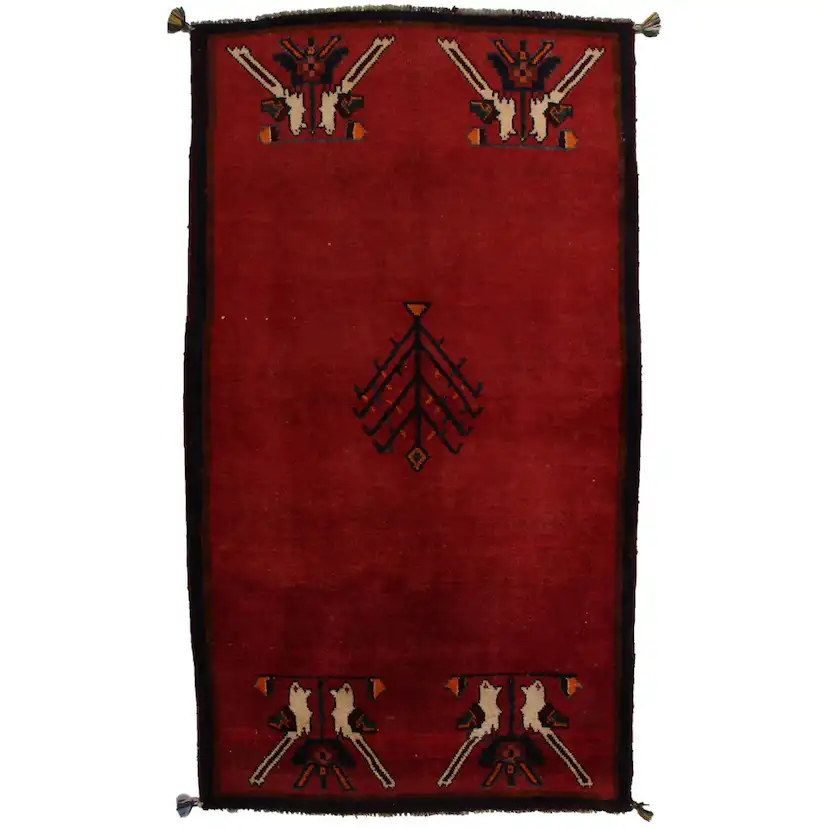 Persisk Matta Arkiio Gabbeh Shiraz Röd 188x106