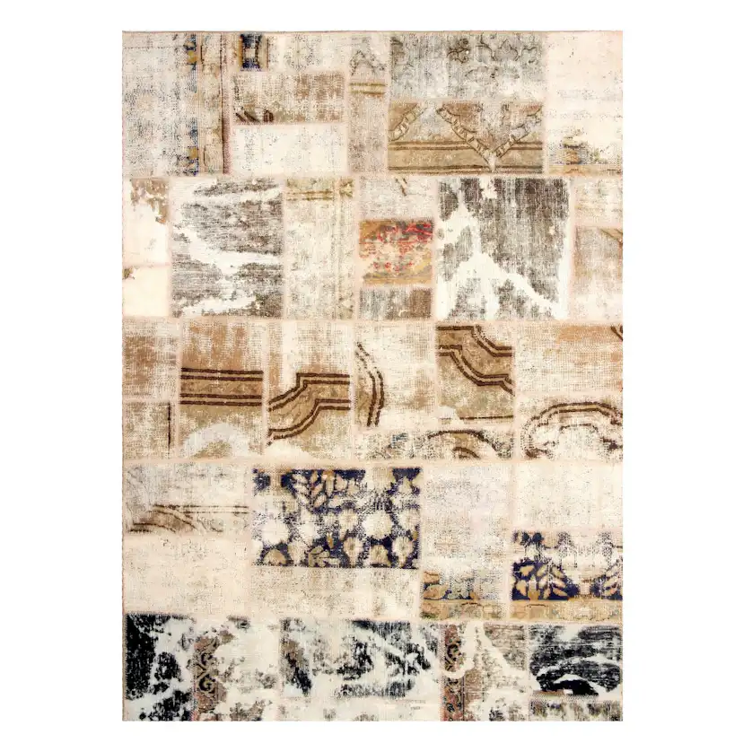 Persisk Patchworkmatta Arkiio Ull/Garn Tabriz 149x209