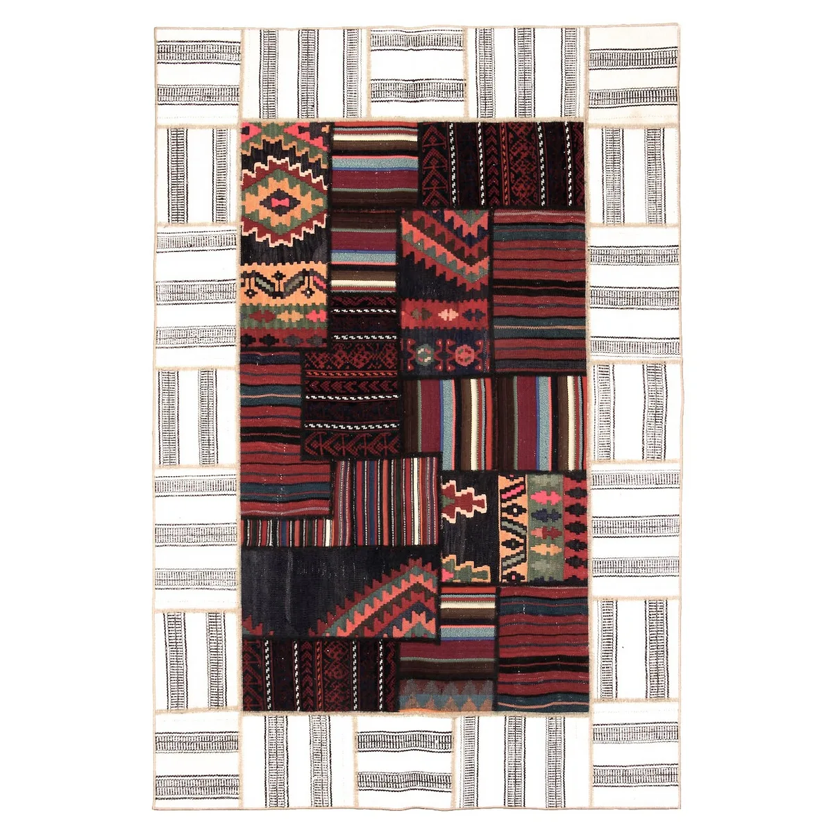 Persisk Patchworkmatta Arkiio Shiraz/Azerbajdzjan 158x236