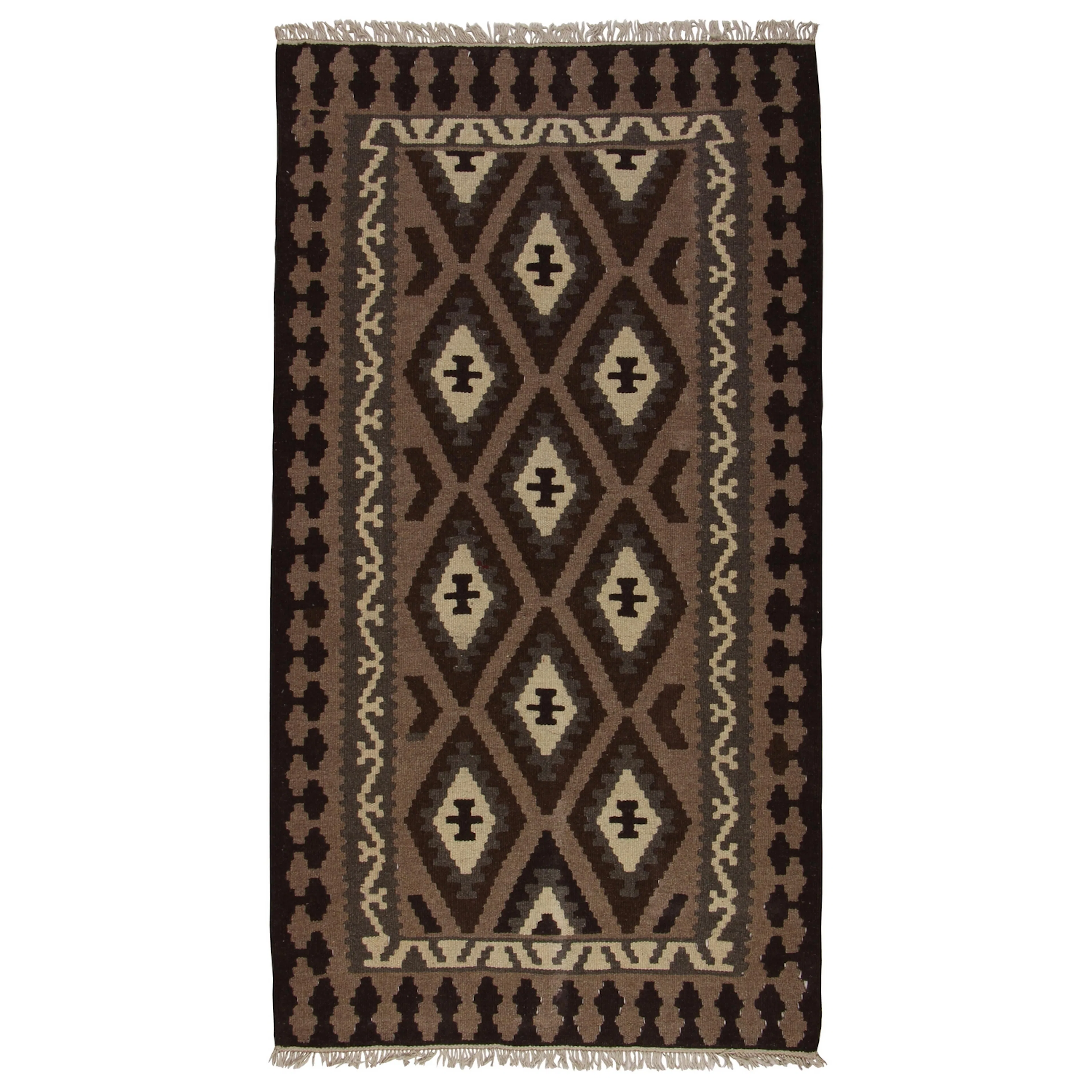 Persisk Matta Arkiio Anbaran Kelim 104x191