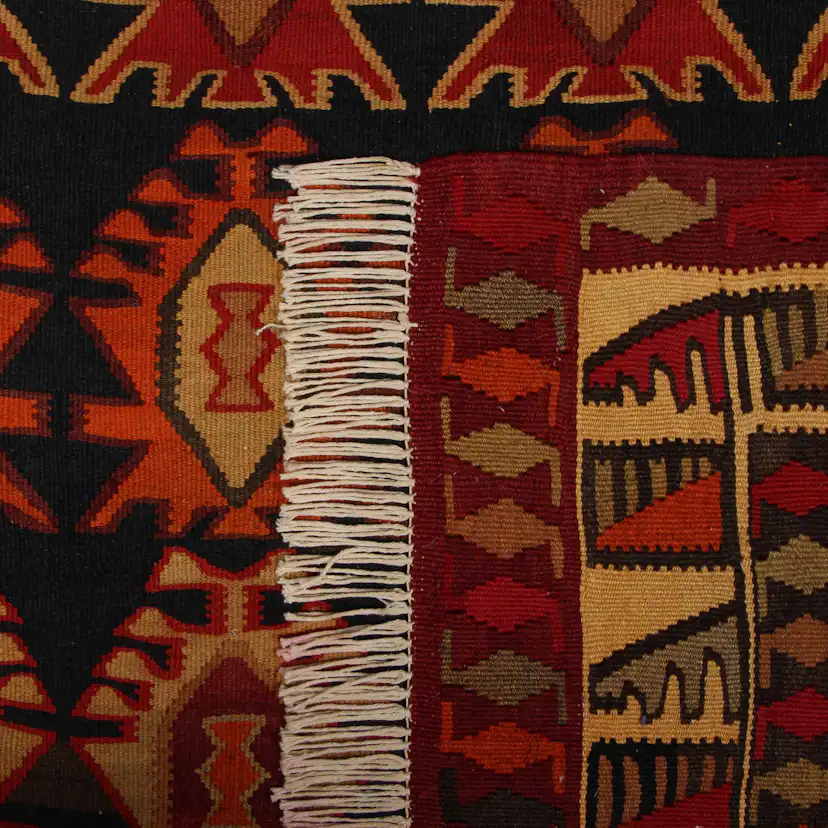 Orientalisk matta Arkiio Kelim Exklusiv Flerfärgad 157x400