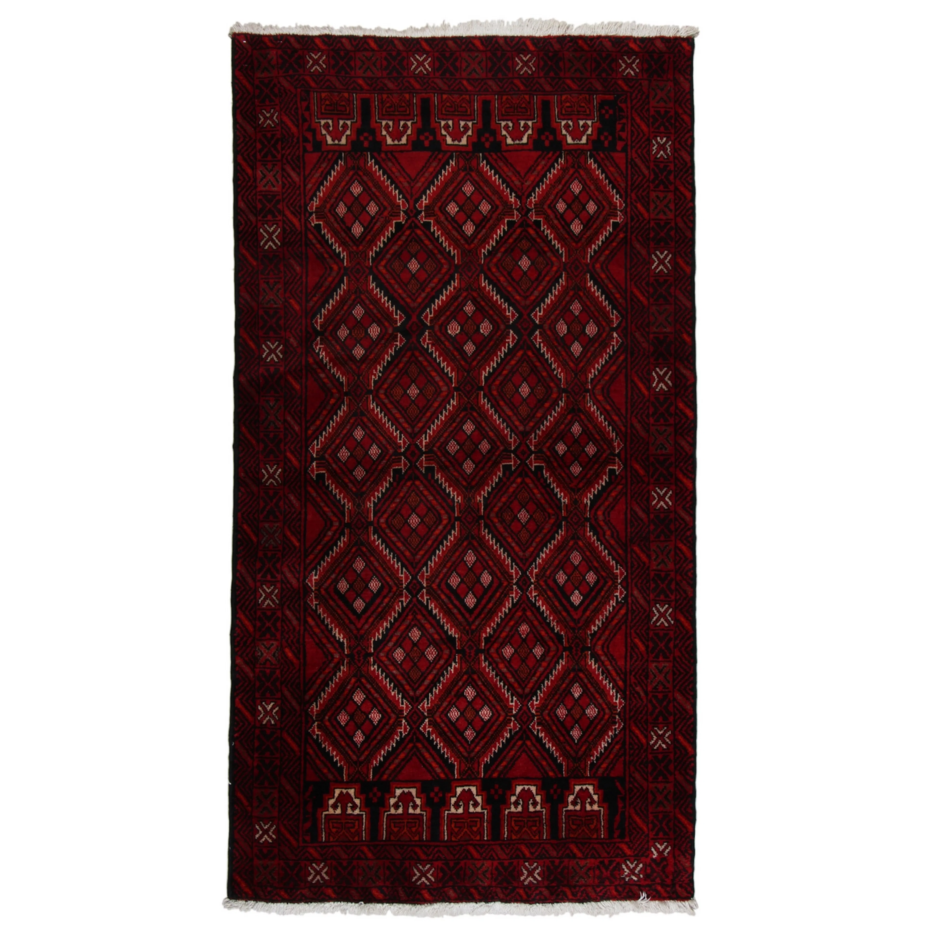 Persisk Matta Arkiio Beluch Röd 104x197