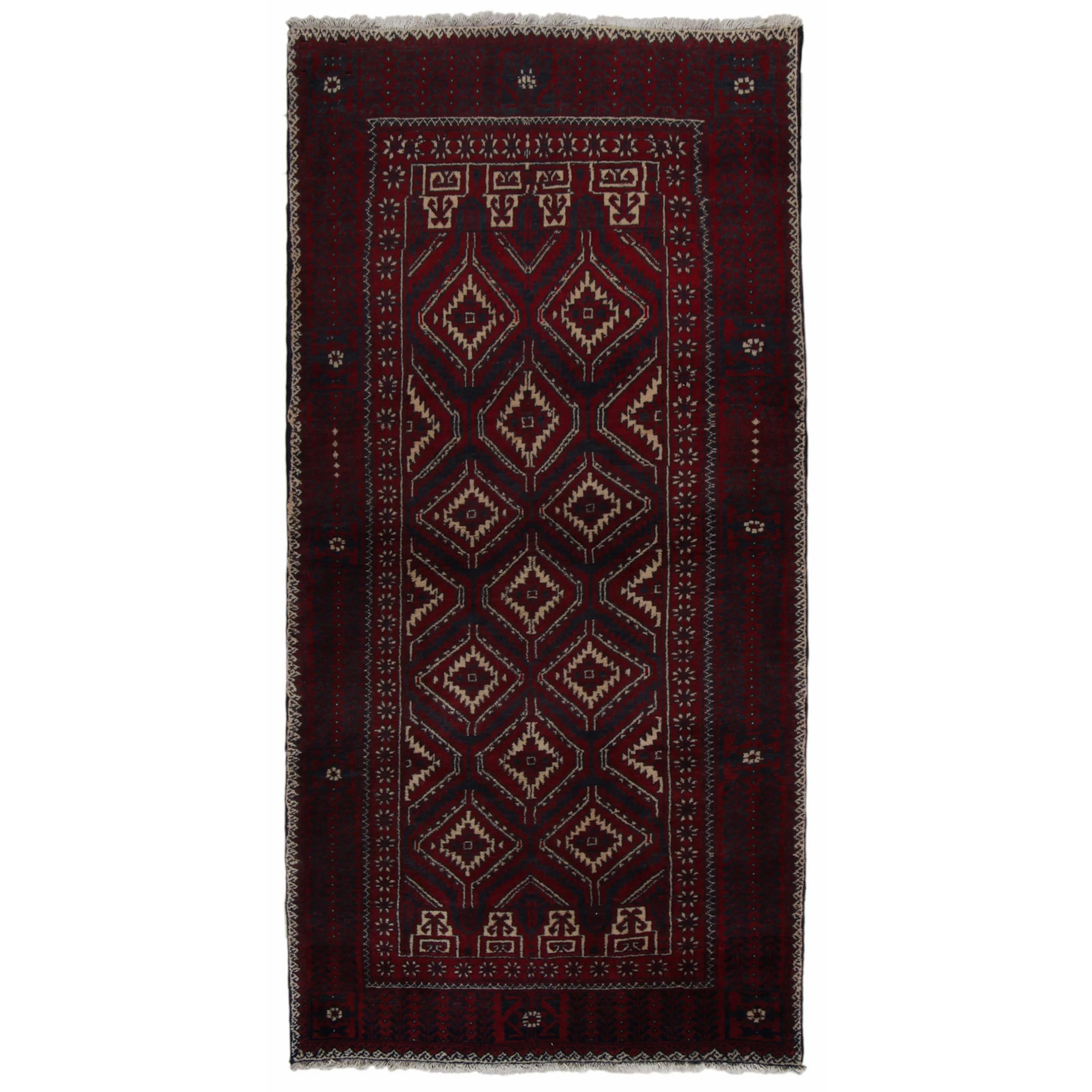 Persisk Matta Arkiio Beluch Röd 90x193