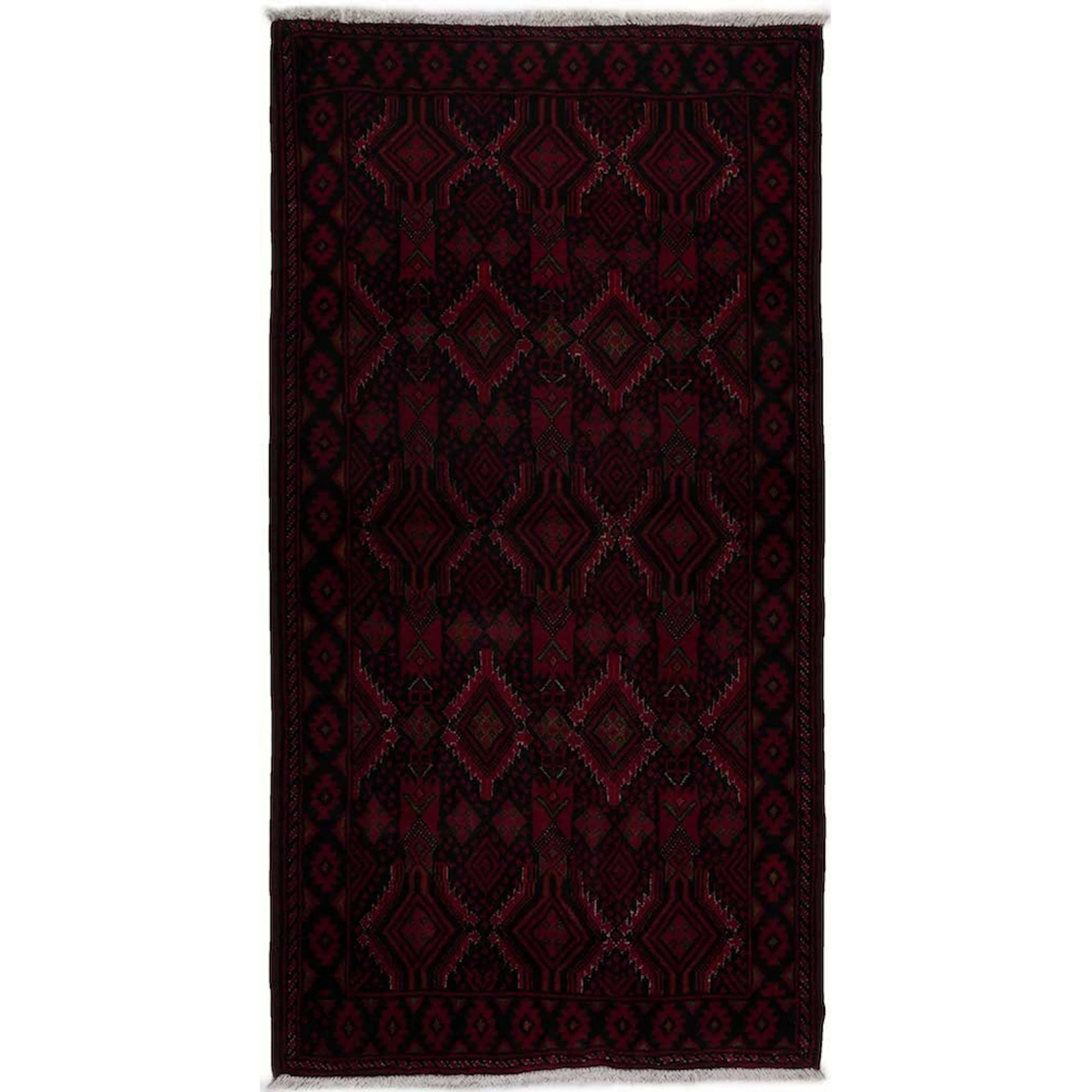 Persisk Matta Arkiio Beluch Svart 104x201