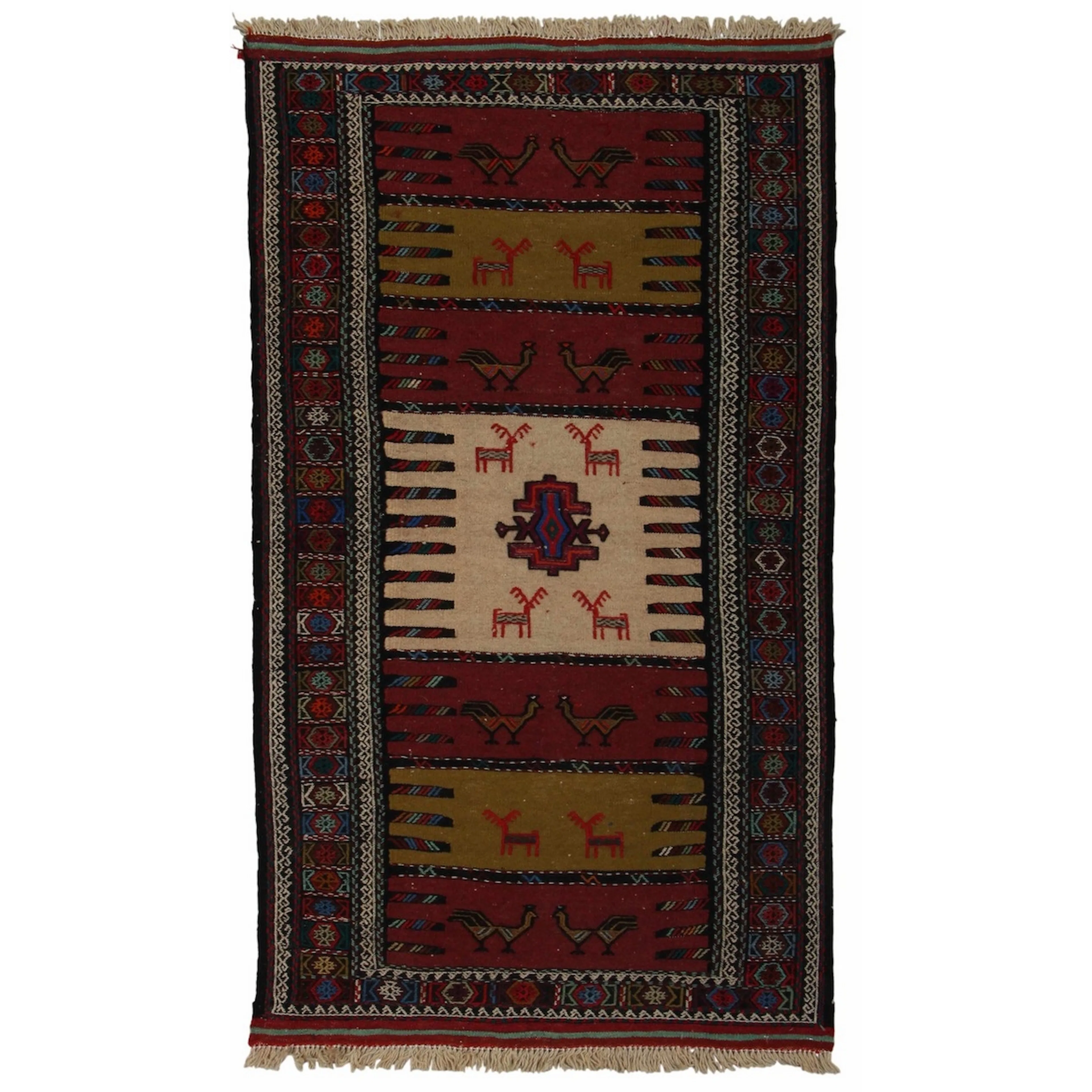 Persisk Nålmatta Arkiio Quchan Kelim Exklusiv 102x185