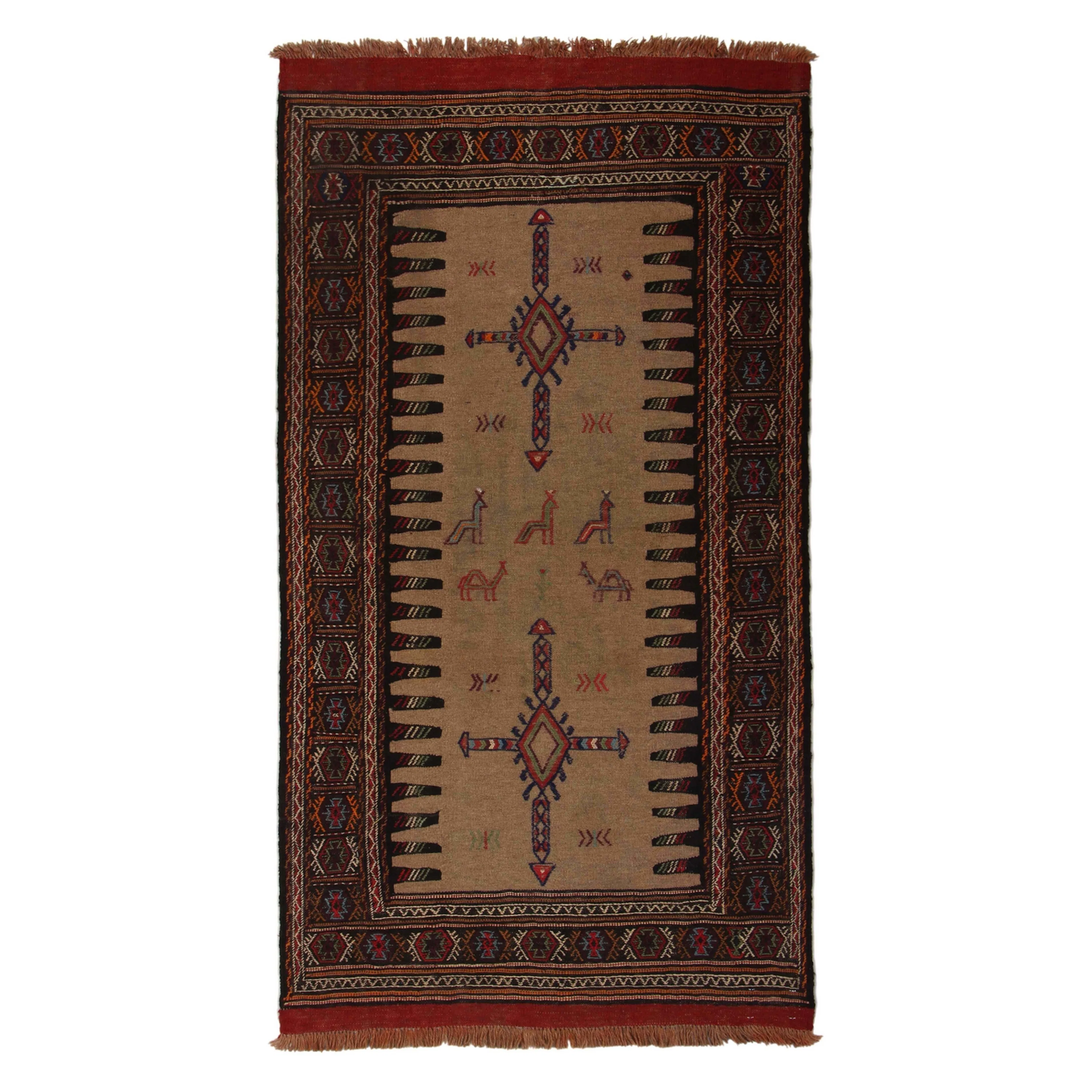 Persisk Nålmatta Arkiio Quchan Kelim Exklusiv 100x183