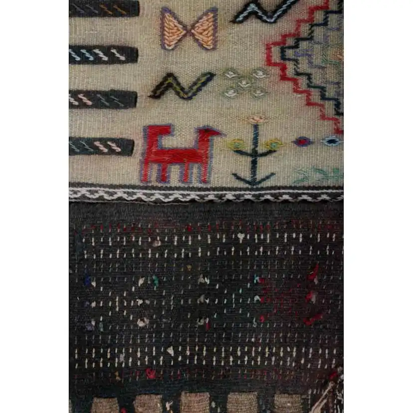 Persisk Nålmatta Quchan Kelim 113x176