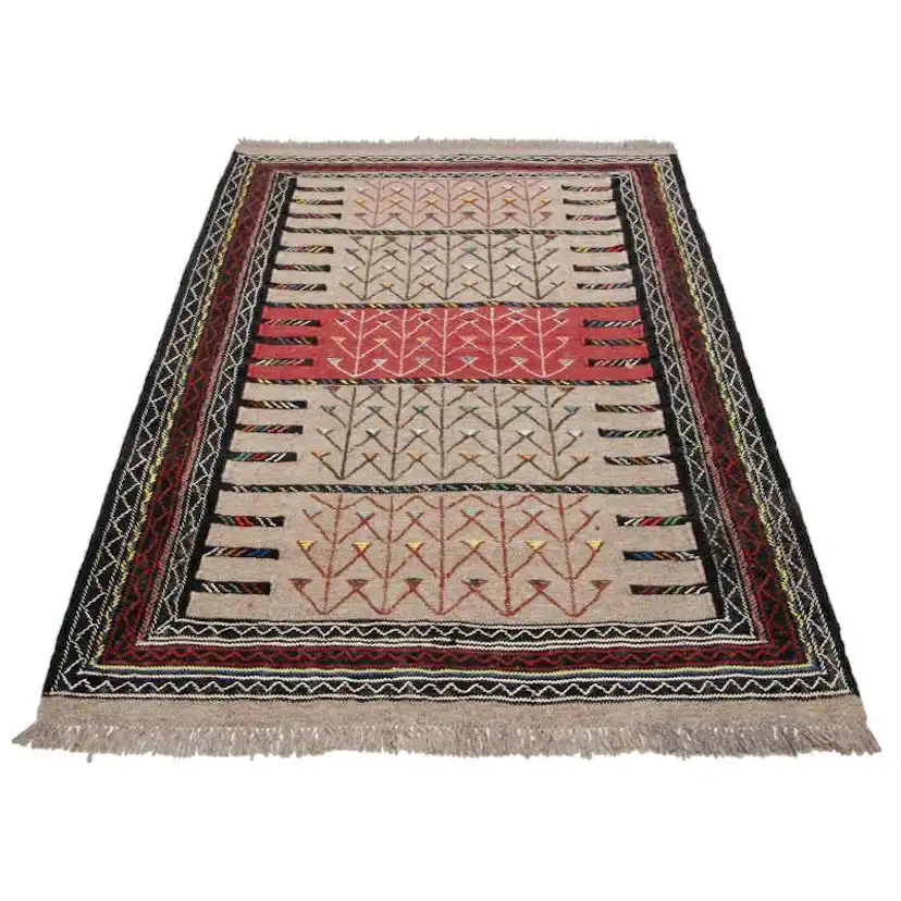 Persisk Nålmatta Arkiio Quchan Kelim Exklusiv 115x175