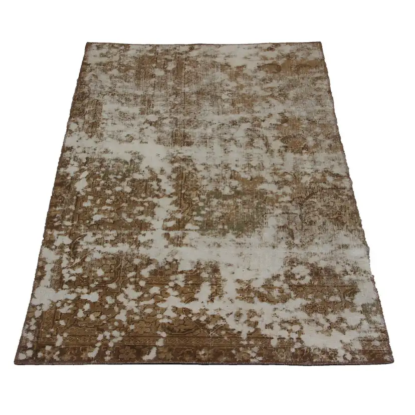 Persisk Matta Arkiio Tabriz Vintage Brun 108x180