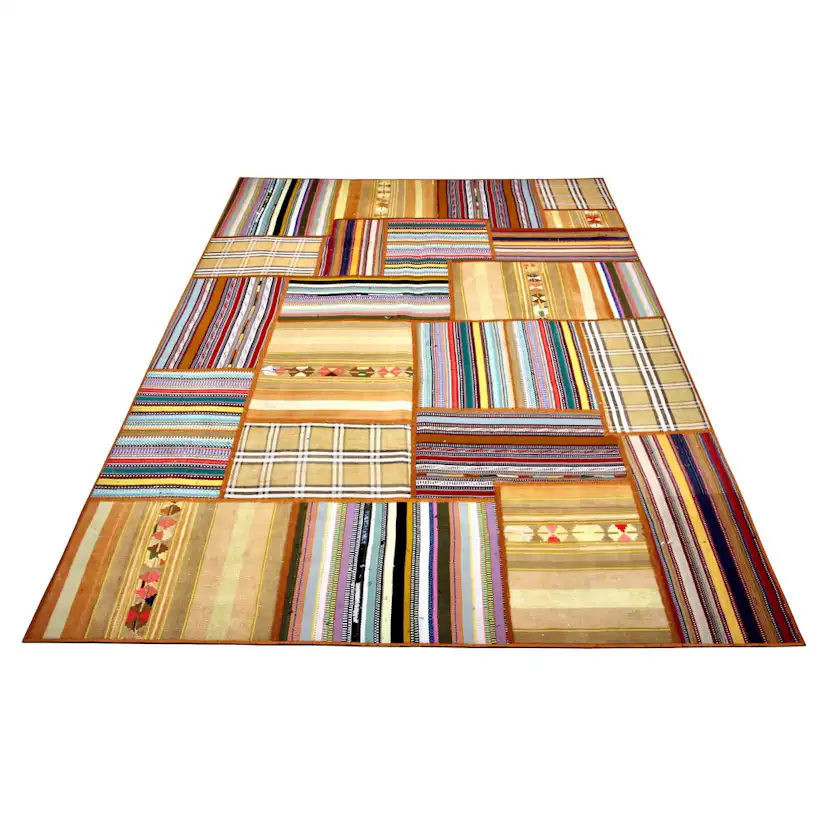 Persisk Patchworkmatta Arkiio Flerfärgad 158x235