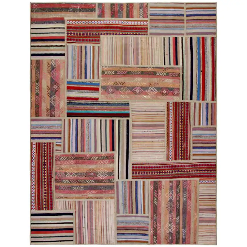 Persisk Patchworkmatta Arkiio Flerfärgad 155x201