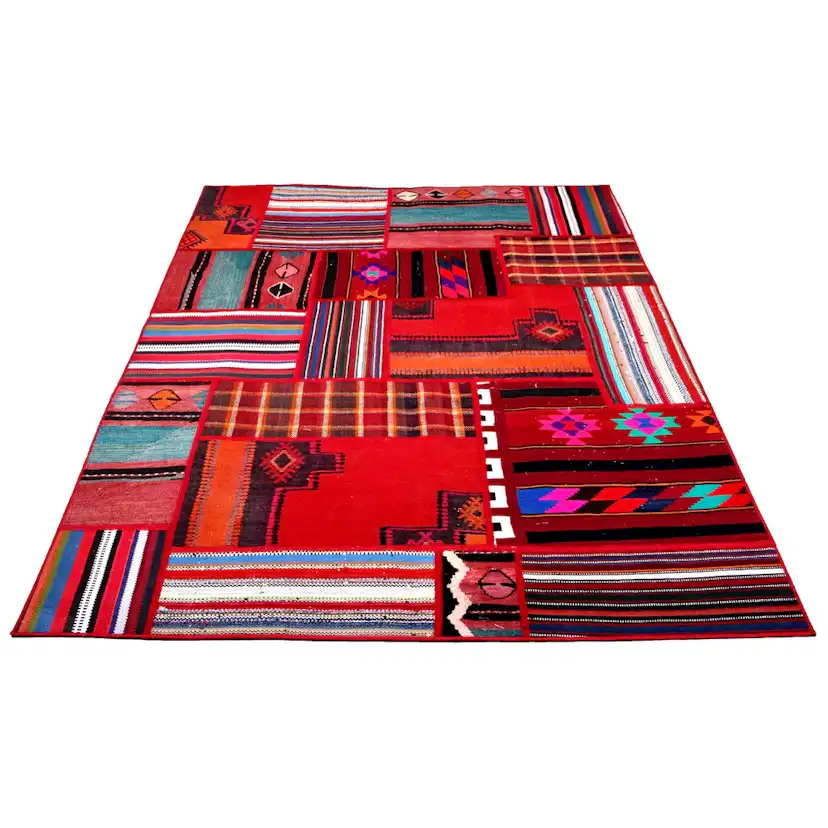 Persisk Patchworkmatta Arkiio Flerfärgad 153x206