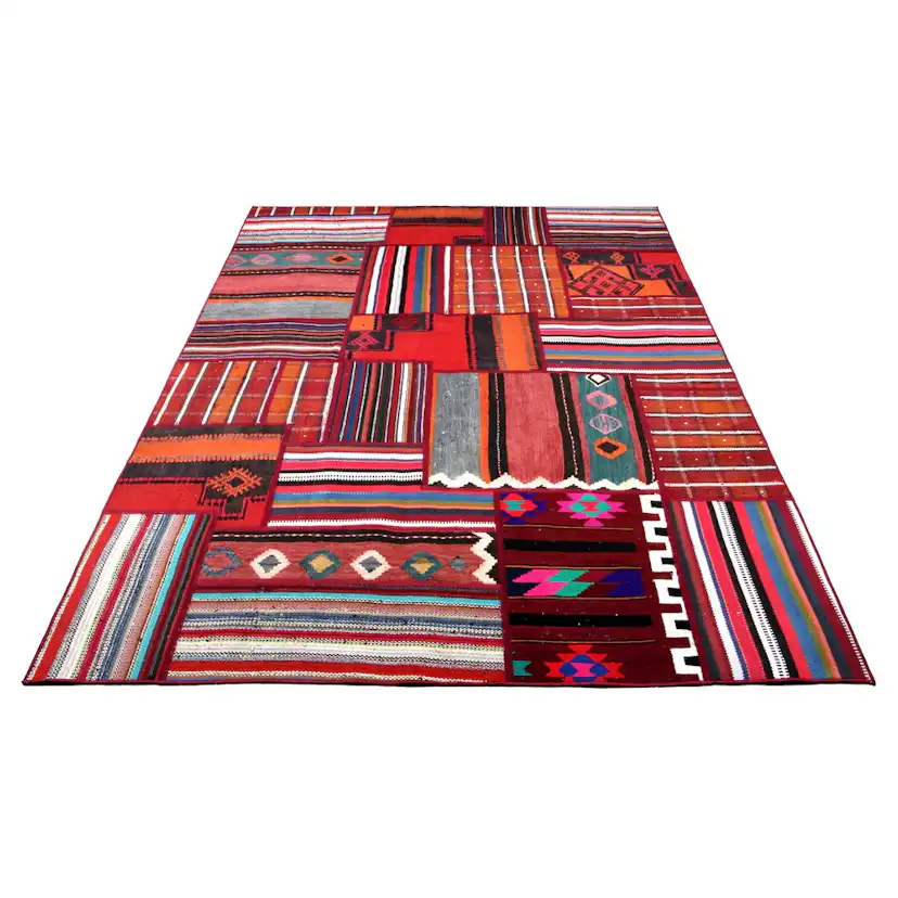 Persisk Patchworkmatta Arkiio Flerfärgad 163x234