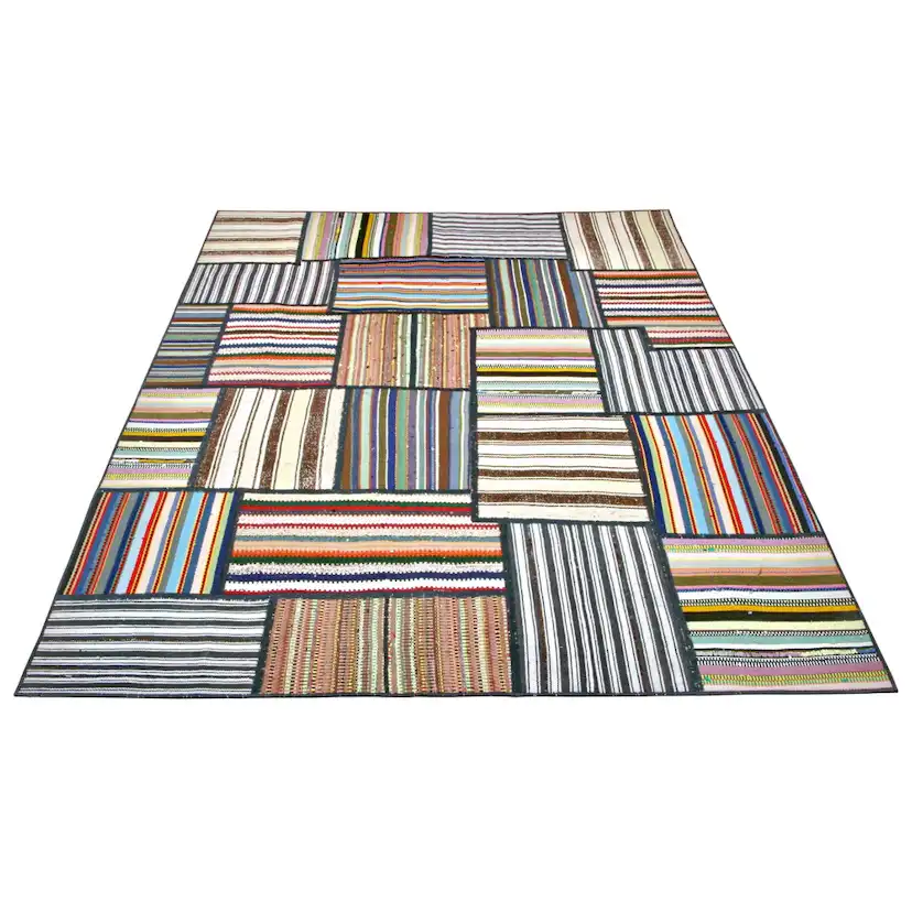 Persisk Patchworkmatta Arkiio Flerfärgad 154x203