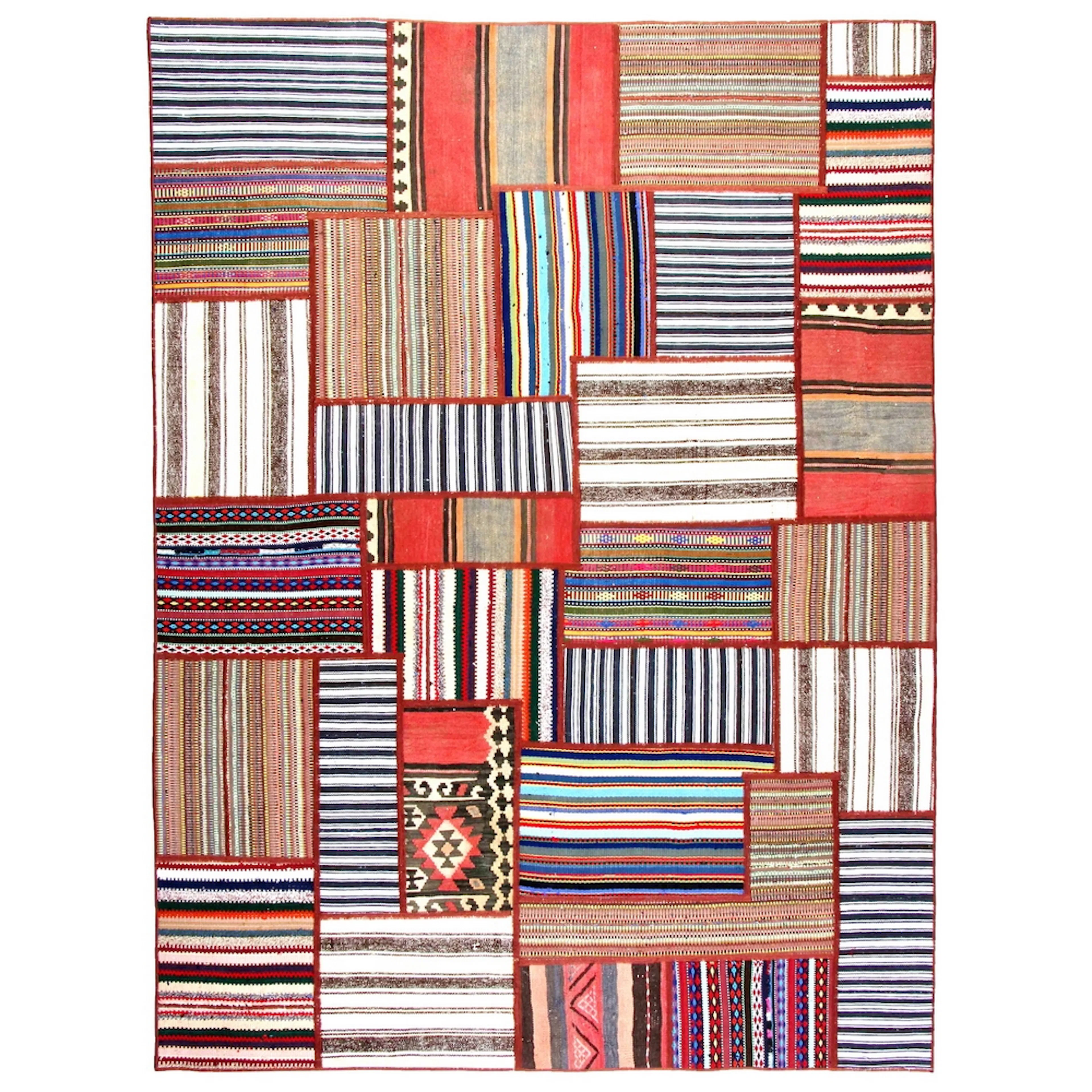 Persisk Patchworkmatta Arkiio Flerfärgad 179x241