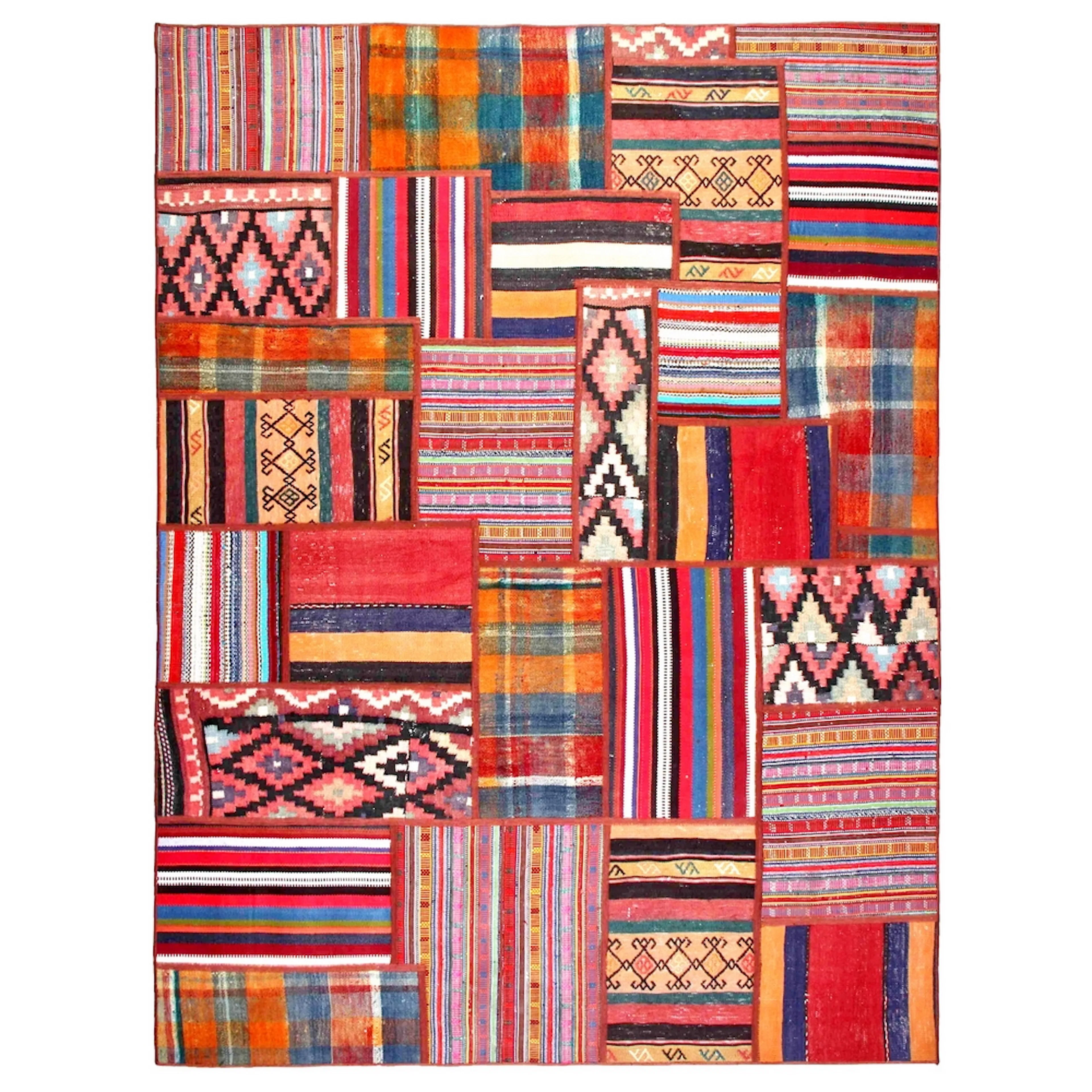 Persisk Patchworkmatta Arkiio Flerfärgad 173x232