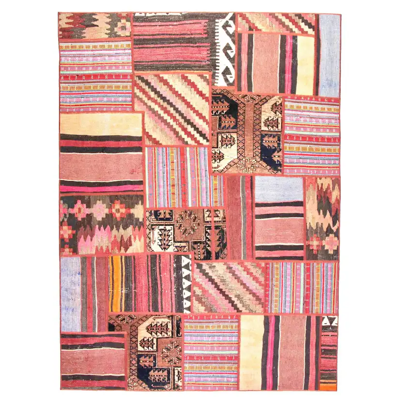 Persisk Patchworkmatta Arkiio Flerfärgad 168x228
