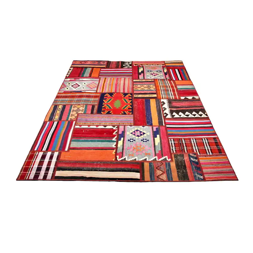 Persisk Patchworkmatta Arkiio Flerfärgad 165x233