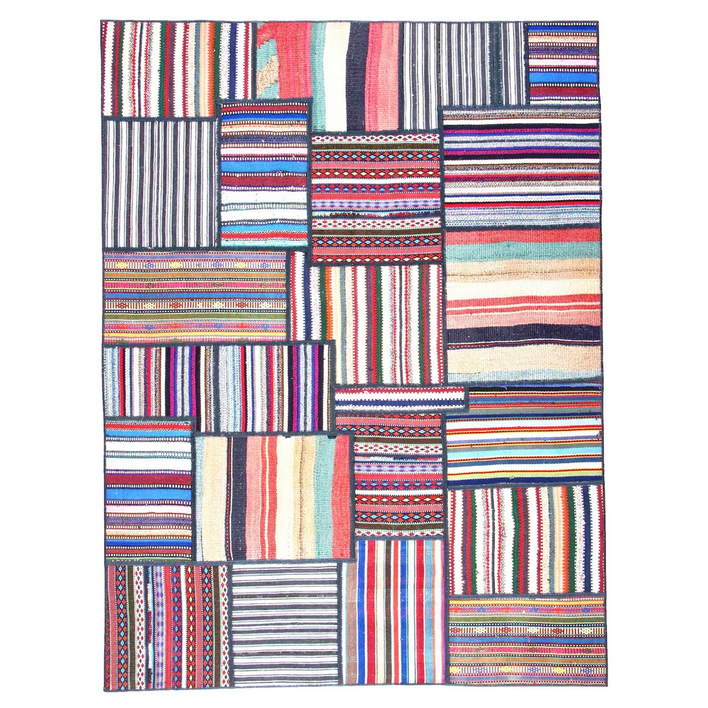 Persisk Patchworkmatta Arkiio Flerfärgad 155x208