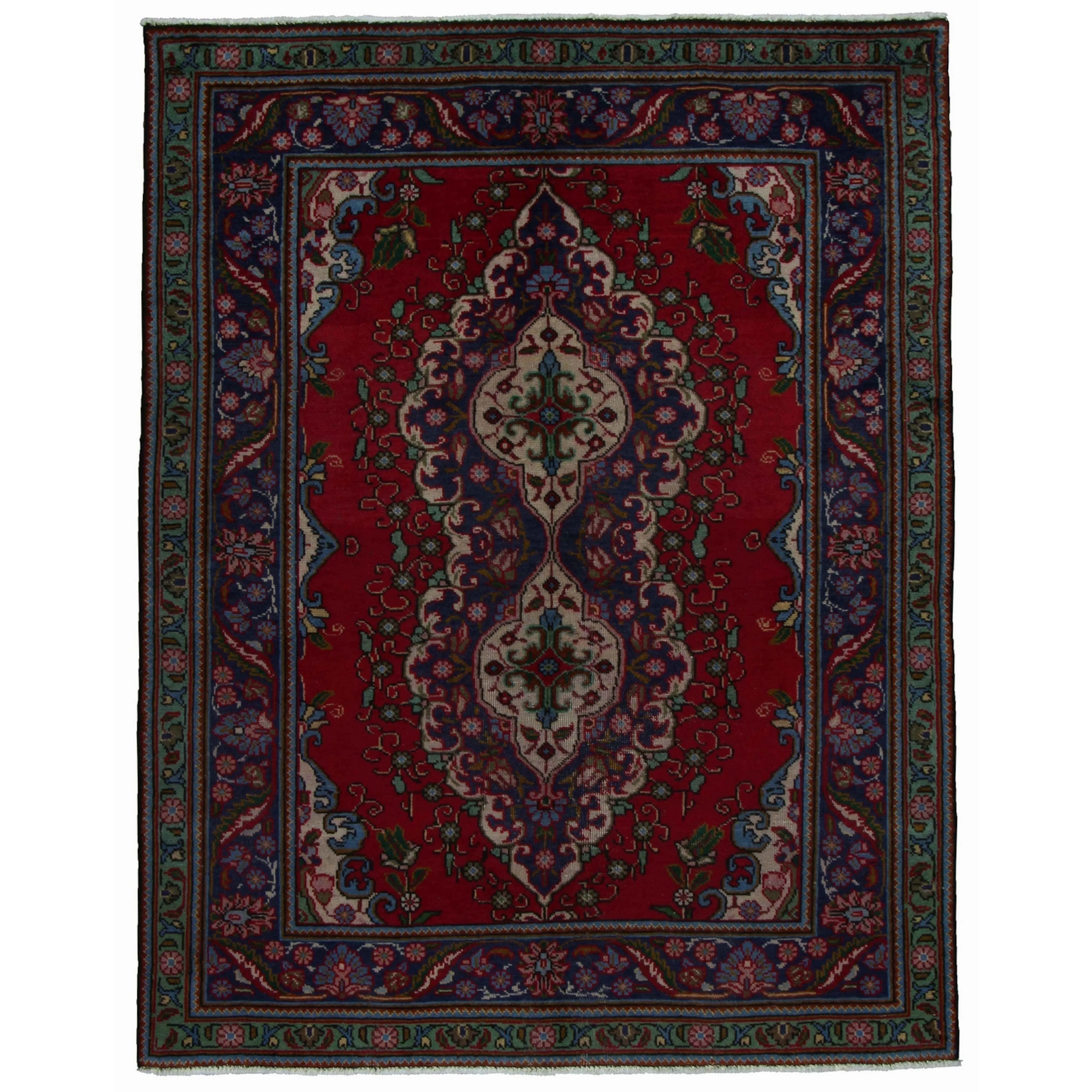 Persisk Matta Arkiio Tabriz Patina 135x177