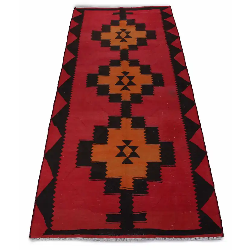 Persisk Matta Arkiio Azerbajdzjan Kelim 140x361