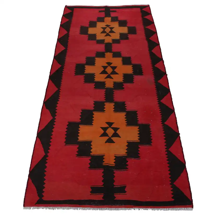 Persisk Matta Arkiio Azerbajdzjan Kelim 140x361