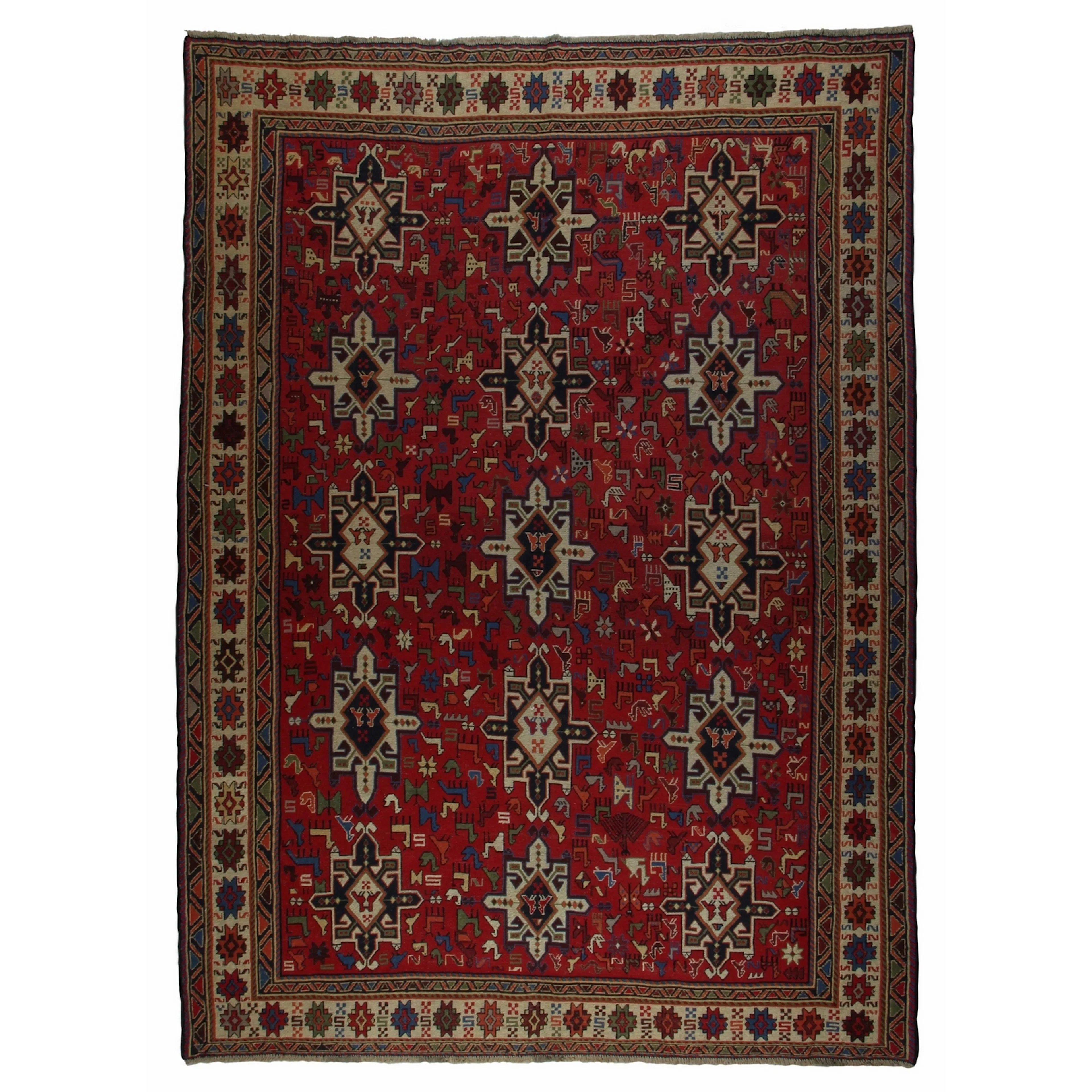 Persisk Matta Arkiio Varni Azerbajdzjan Kelim 211x292