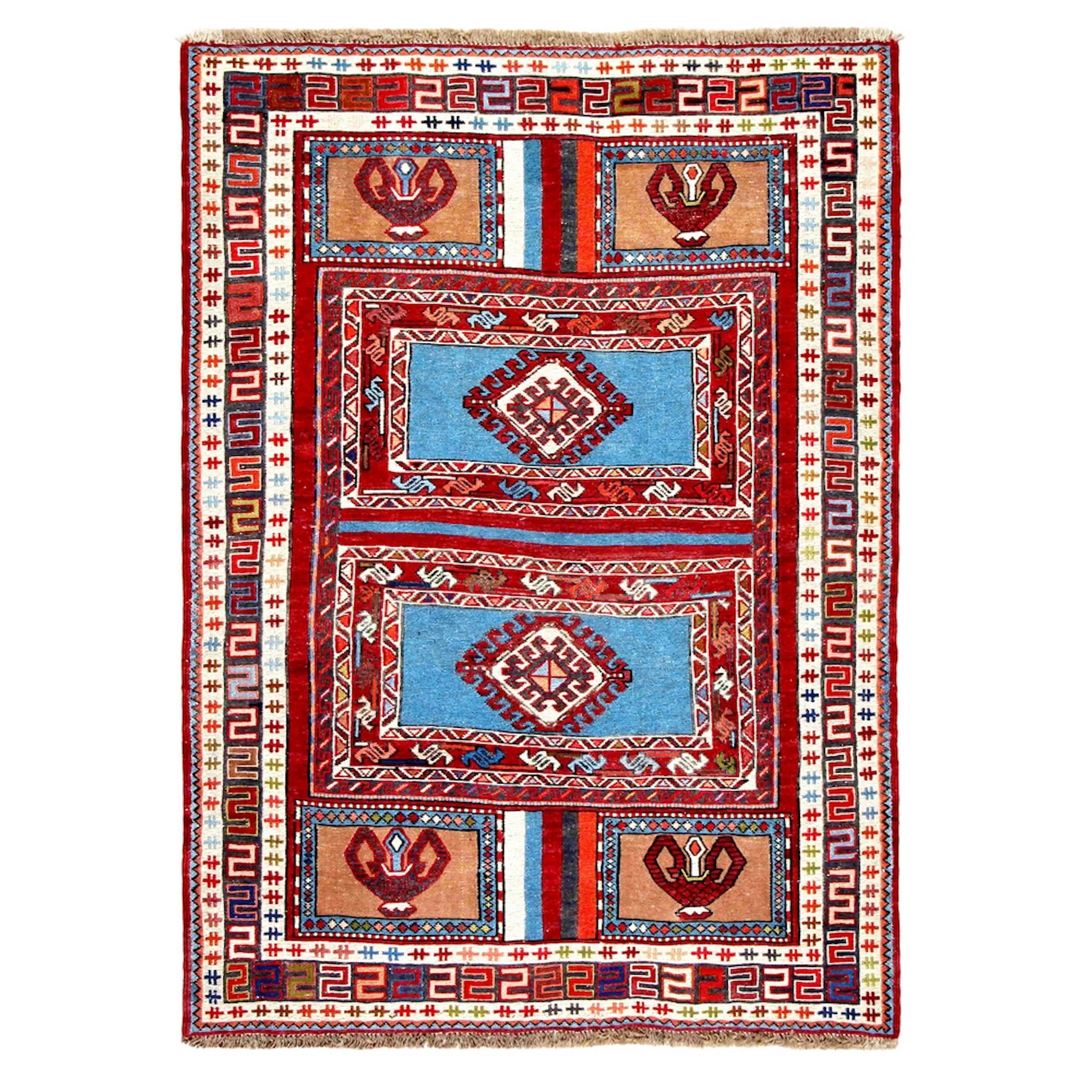 Persisk Matta Arkiio Varni Ardebil Kelim 103x141