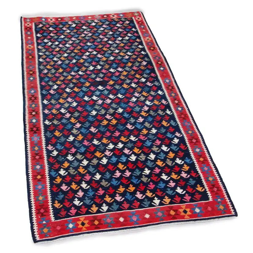 Persisk Matta Arkiio Bidjar Kelim 132x276