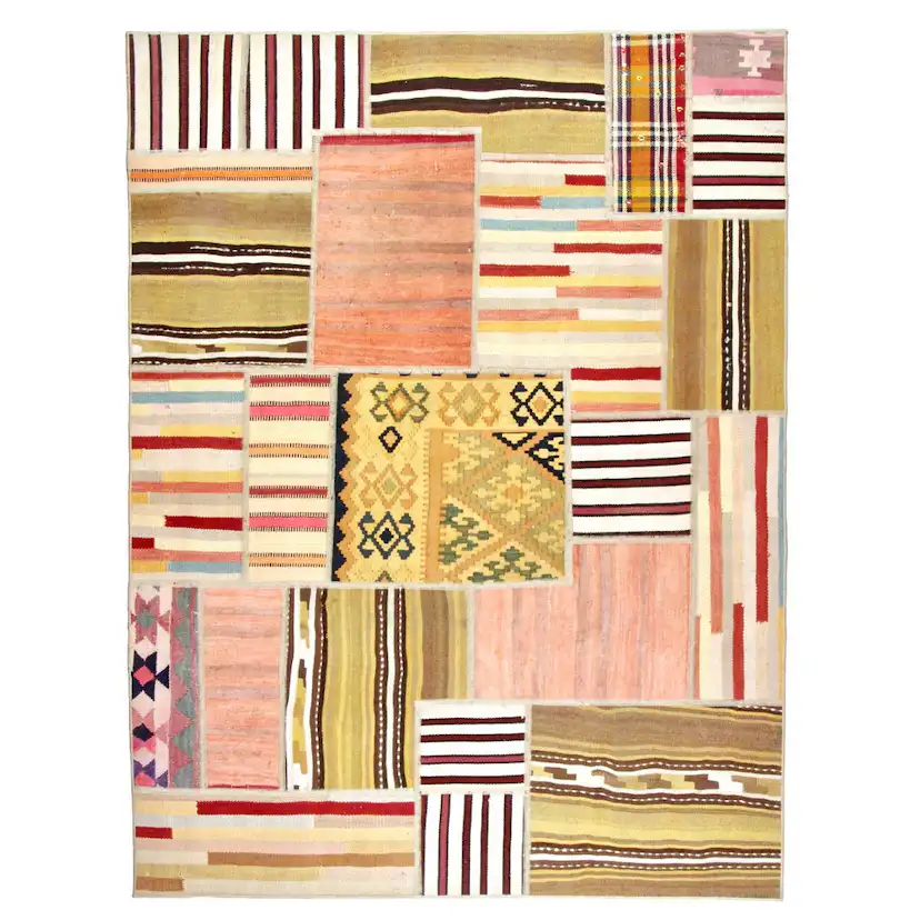 Persisk Patchworkmatta Arkiio Kelim 156x206