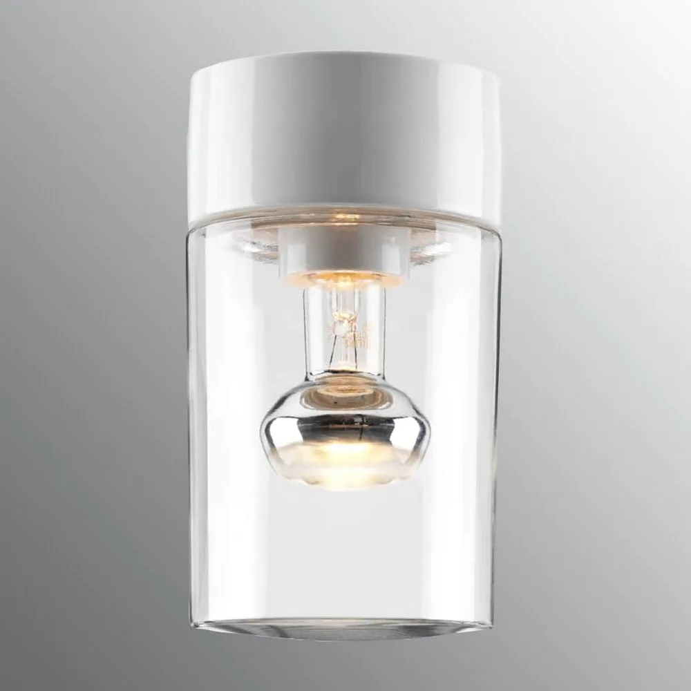 Vägg-/Taklampa Ifö Electric Opus 120 Klar Vit E27