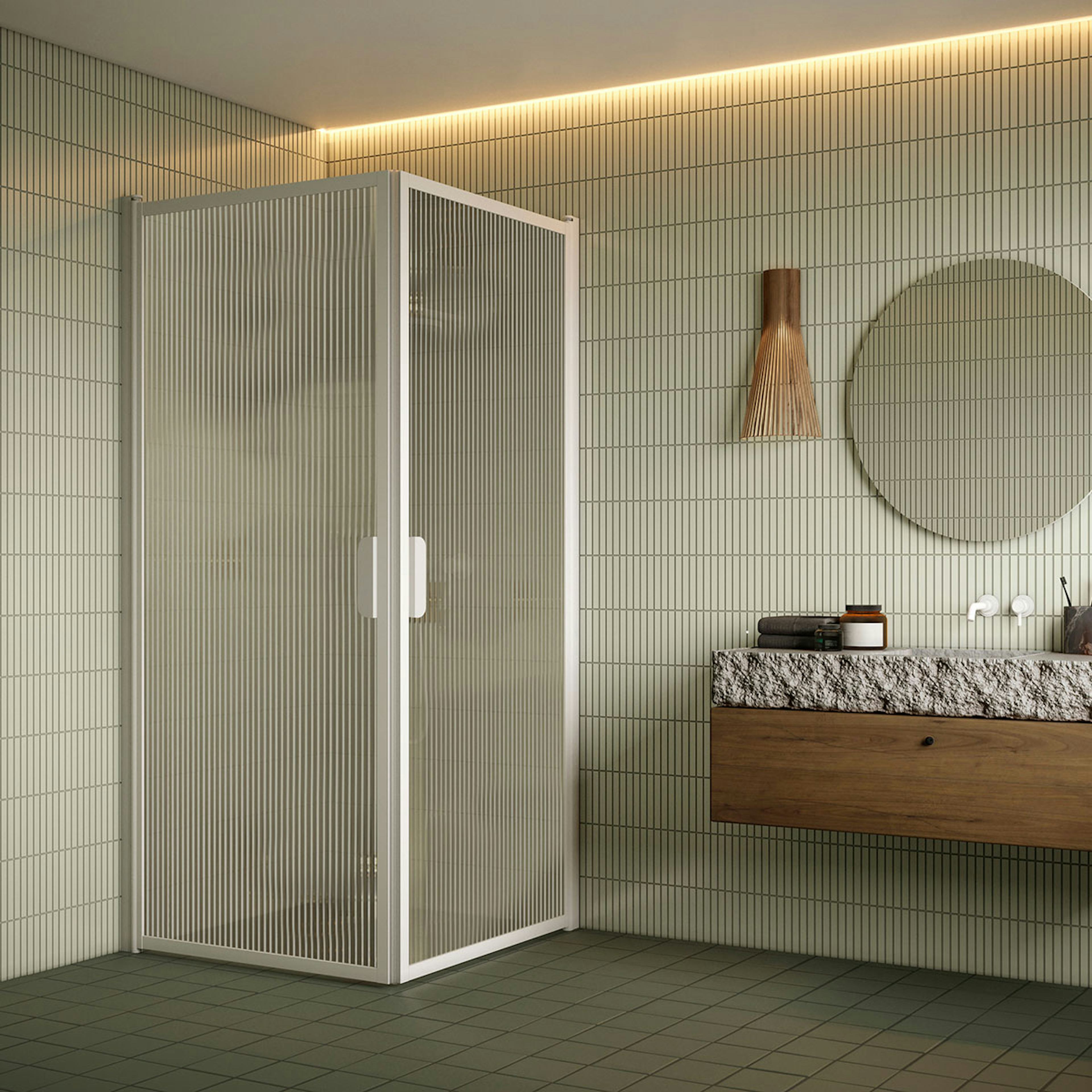 Duschhörn Hietakari Bläk 757 New York Vändbara Dörrar