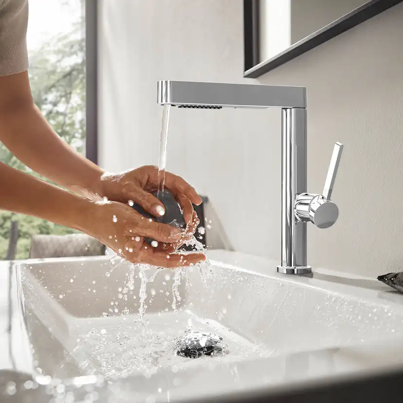 Tvättställsblandare Hansgrohe Finoris 230 med Utdragbar Handdusch 2jet