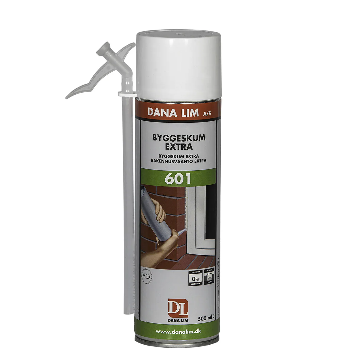 Fogskum Danalim Extra 601 Byggfog & Butyltätning 500 ml Isocyanatfri