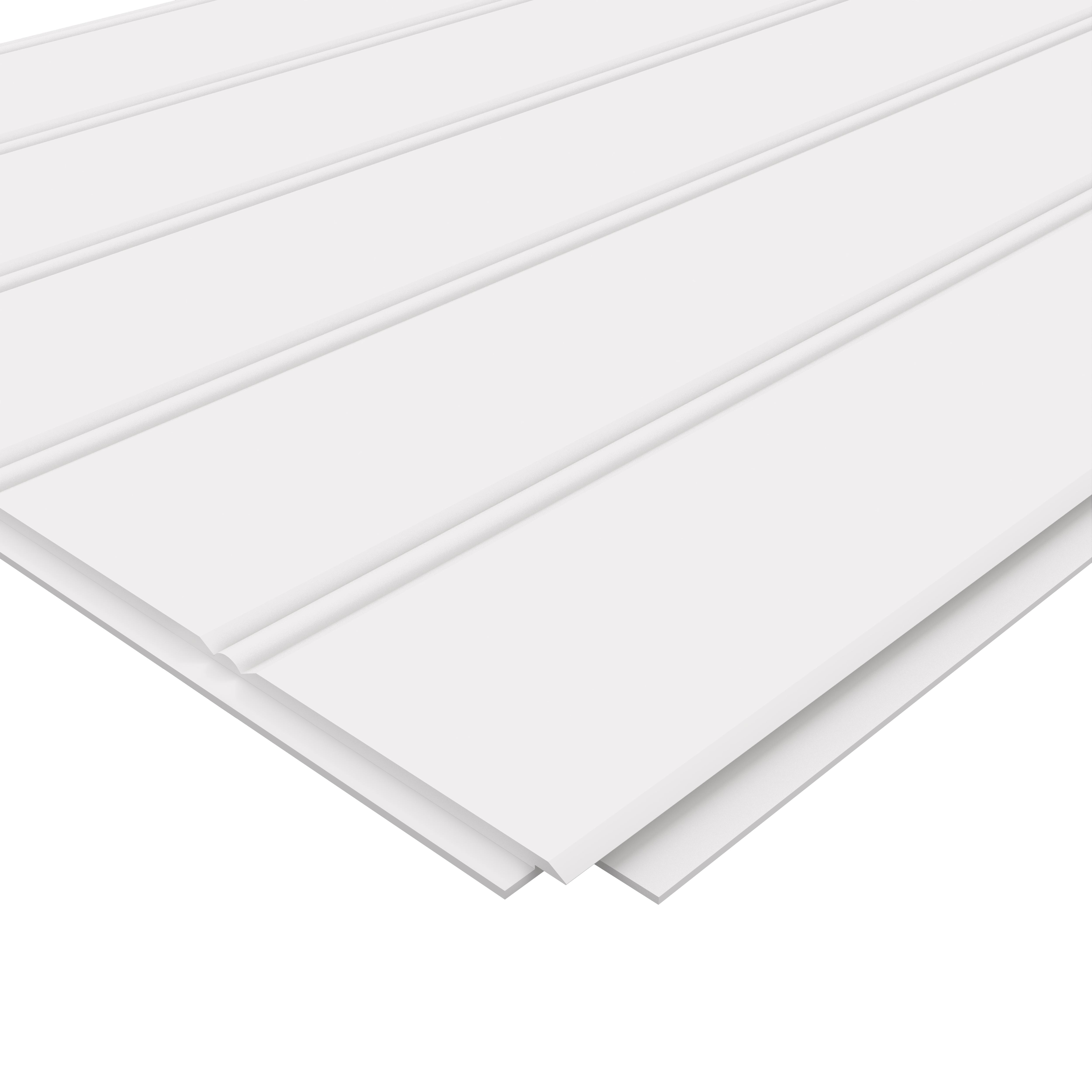 Panelskiva Moelven Regina Tak Pärlspont Dekor Vit S 0500-N 4 st/frp