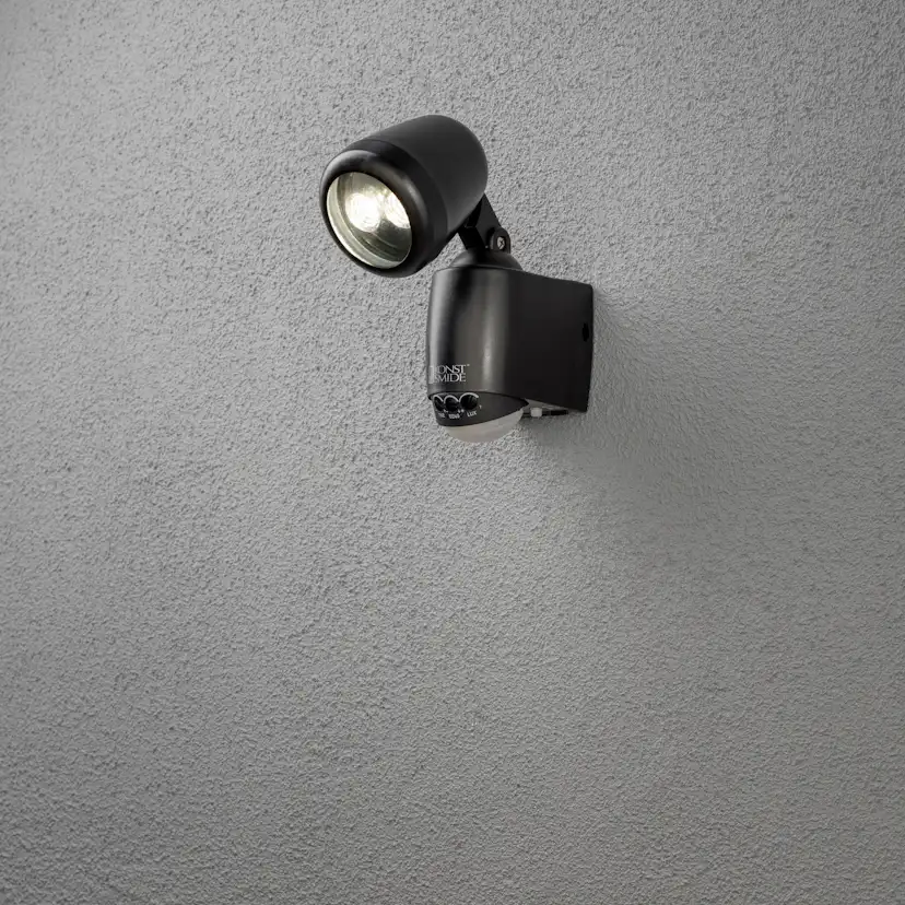 Vägglykta Gnosjö Konstsmide Prato High Power LED 1W Rörelsevakt Batteri